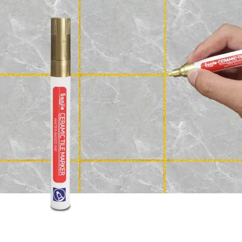 Waterproof & Quick-Drying Tile & Grout Pen for Easy Repair and Enhancement