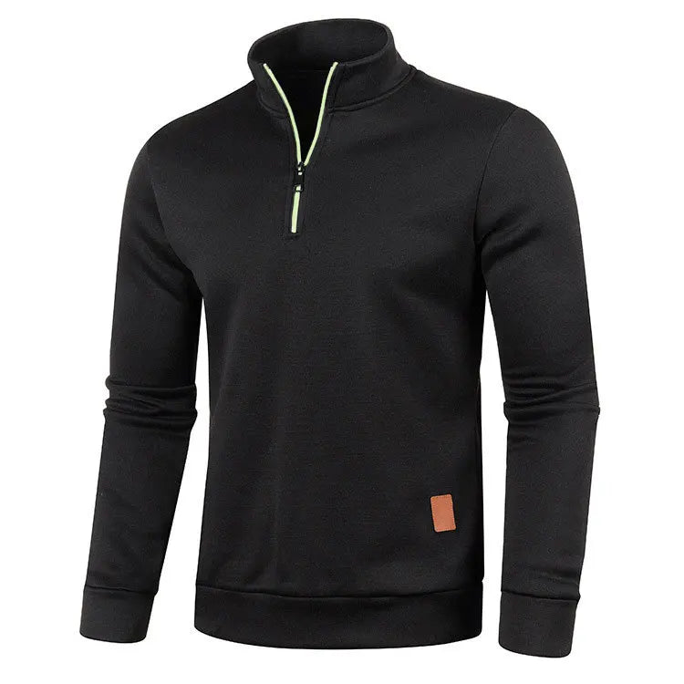 Easy-Wear Warm Half-Zip Men’s Pullover