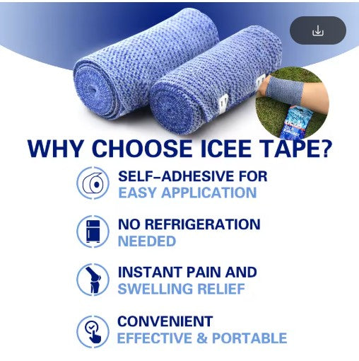 QuickCool Instant Cooling No Refrigeration Required Compression Ice Tape