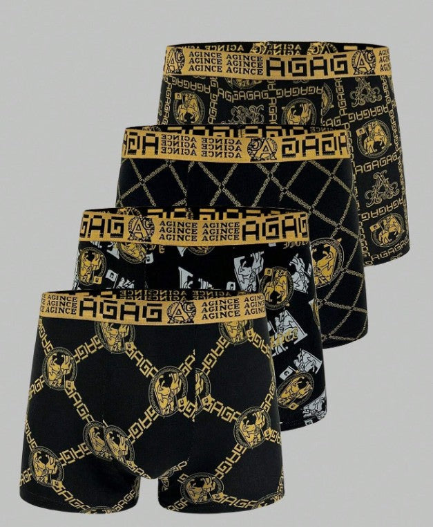 Golden Era Comfort Boxers-Premium Breathability, Antibacterial Fabric & Lasting Support (4pcs)
