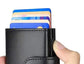 Maximum Carry RFID AirTag Wallet – Pop-Up Cards, Cash Compartment & Coin Pocket