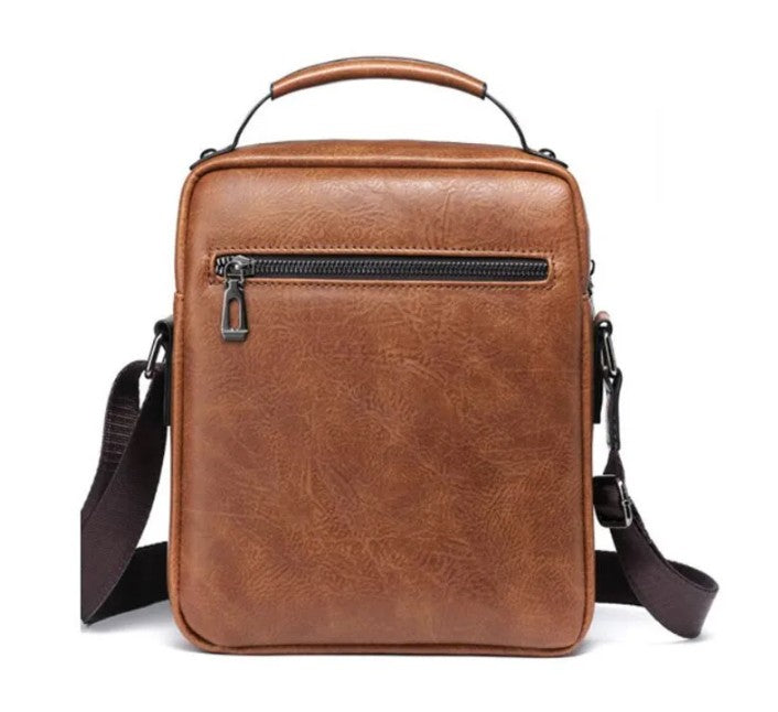 Vintage Textured Messenger Bag – Lightweight Compact & Practical
