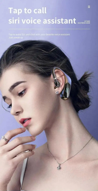 Led Digital Display HD Sound & Noise Reduction In-Ear Headset