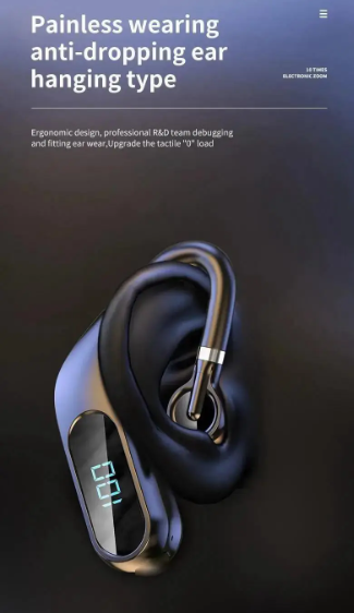 Led Digital Display HD Sound & Noise Reduction In-Ear Headset