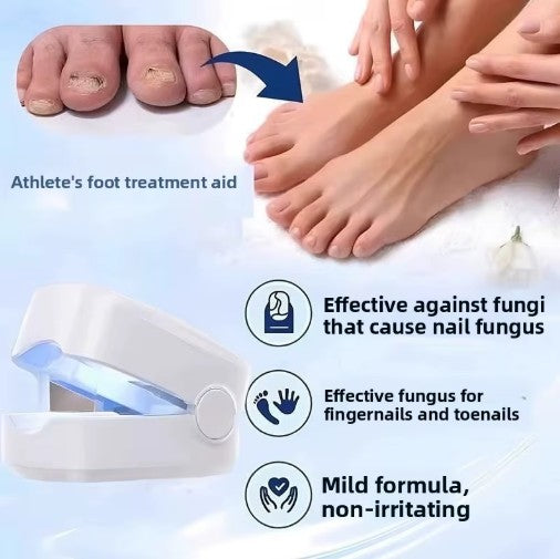 Rechargeable Infrared + Blue Light Fingernails & Toenails Fungus Treatment Device