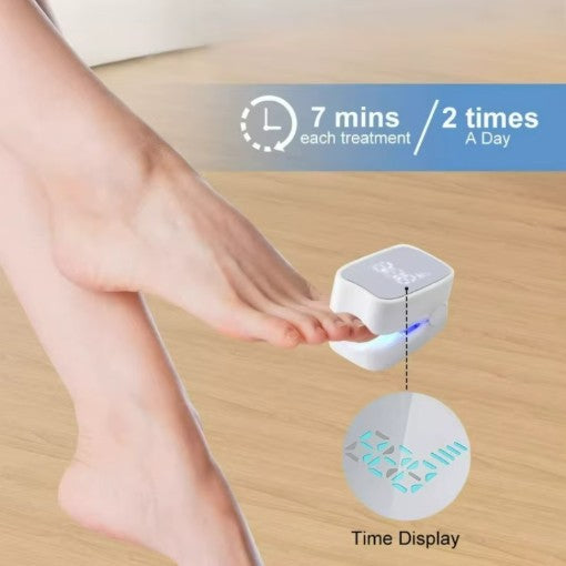 Rechargeable Infrared + Blue Light Fingernails & Toenails Fungus Treatment Device