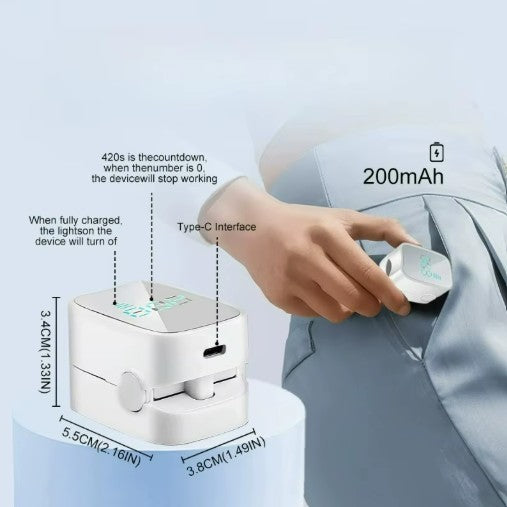 Rechargeable Infrared + Blue Light Fingernails & Toenails Fungus Treatment Device