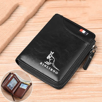 RFID Blocking Large Capacity Men's Wallet