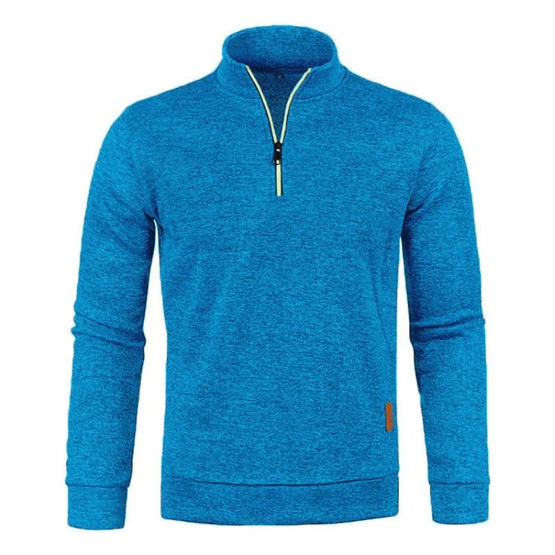 Easy-Wear Warm Half-Zip Men’s Pullover