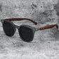 Trendy Retro Wood Grain Unisex Polarized UV Protection Sunglasses