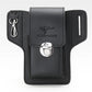 Vintage Multi-Layer Belt Phone Holster with Key Hook & Front Pocket