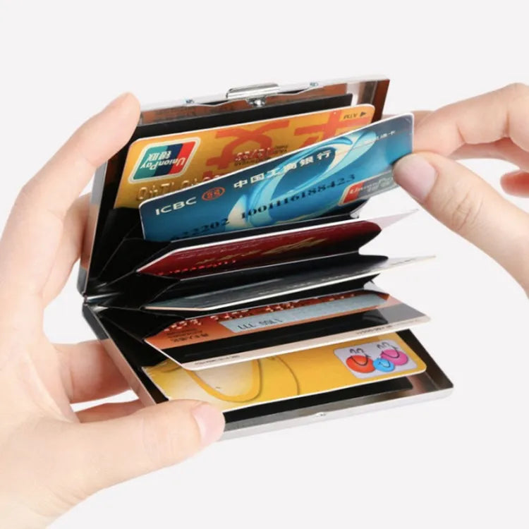 Metal Slim Card Holder RFID Blocking Wallet