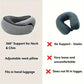 U-shaped Memory Foam Snail Style Adjustable Travel Pillow