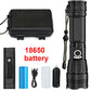 Ultra -Powerful Telescopic Zoom Impact Resistant LED Flashlight