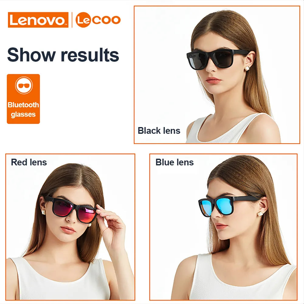 Lenovo Polarized Smart Sunglasses Bluetooth Headset