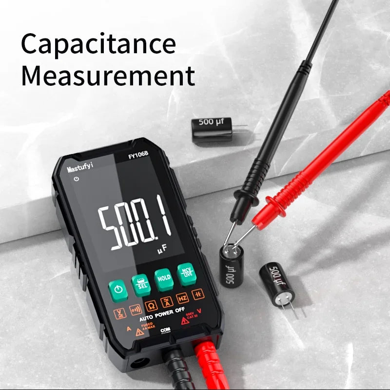 DC/AC Smart Digital Hz/Ohm/NCV Professional Voltage Multimeter