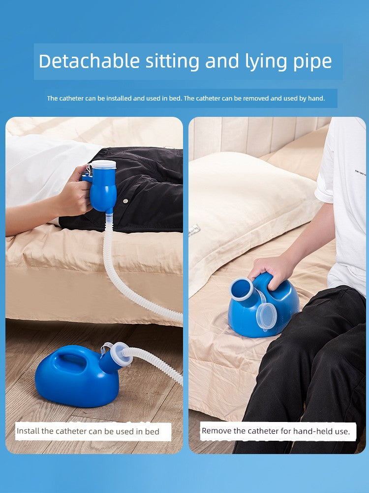 Versatile Unisex 3 in 1 (Laying/ Sitting/ Standing) 2000ml Portable Urinal