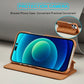 LuxeGuard Slim & Lightweight Flip Wallet Case for iPhone with Kickstand