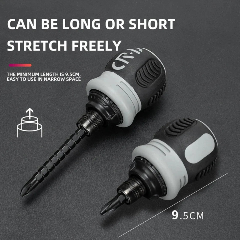 Telescopic Magnetic 13 In 1 Mini Ratchet Precision Screwdriver