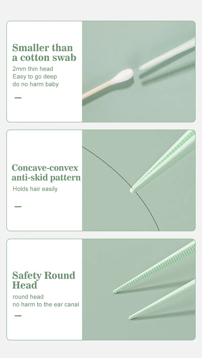 Extra-Safe Family Ear Cleaning Kit with LED Light, Magnifier, Tweezers & Multiple Spoon Heads