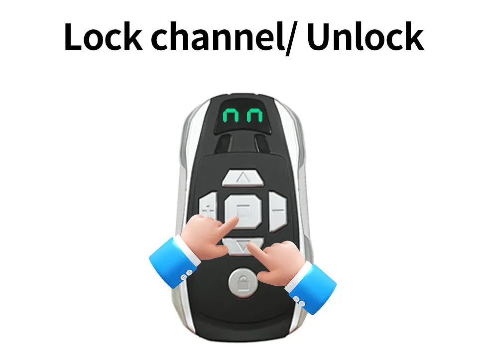 GateMaster 20-Channel Rechargeable 300–915MHz Frequency Smart Remote Duplicator