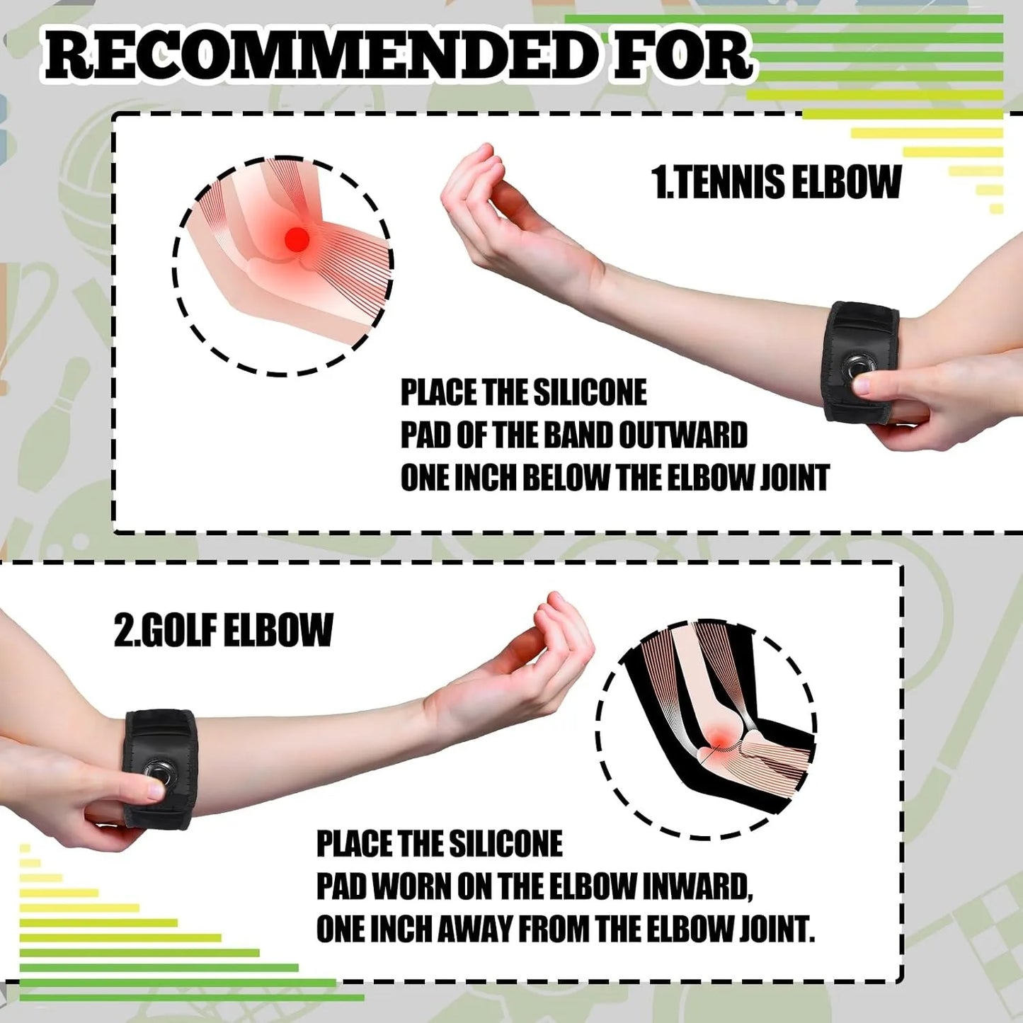 BOA-Style Closure One-Hand Adjustment Even Compression Elbow Brace