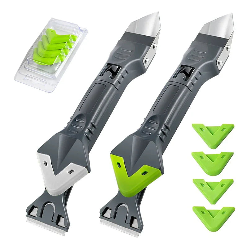 Versatile 5 in 1 Sealants Scraper Remover & Caulk Finisher Tool