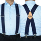 Heavy Duty 2-inch Wide Adjustable Elastic Ultimate-Durability Suspenders