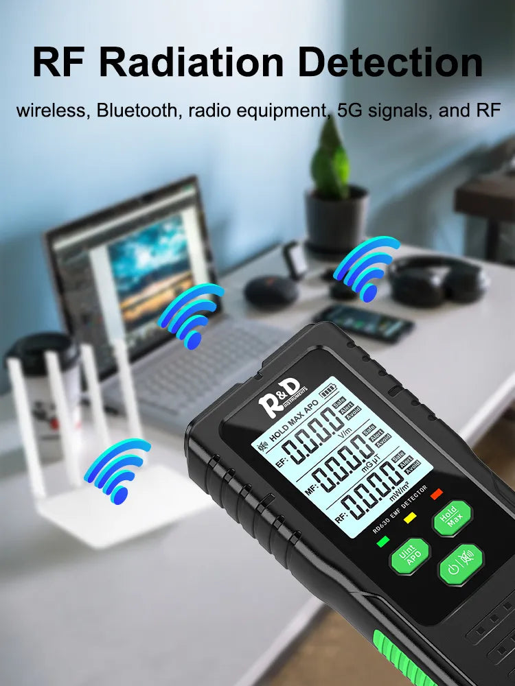 Multifunctional  Electromagnetic Field Radio (EMF)Radiation Detector