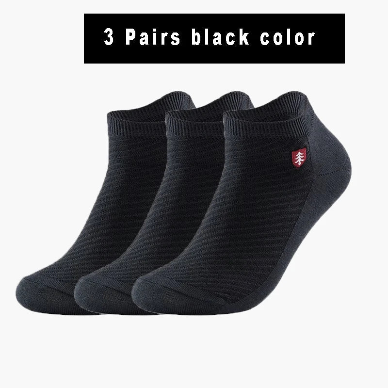 Hypoallergenic Soft & Gentle Moisture-Wicking Breathable Bamboo Fiber Ankle Socks