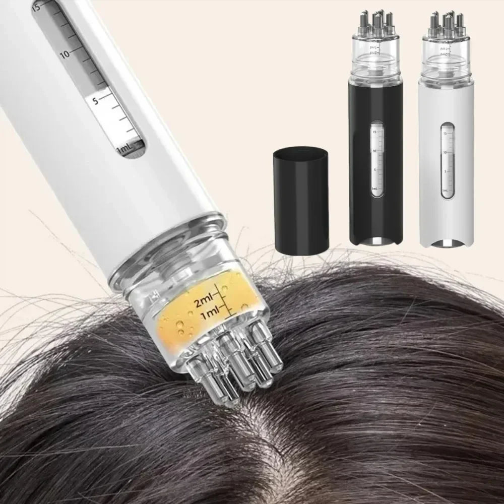 EasyFill Hair Thinning Care Scalp Oil Applicator & Rolling Massage Comb
