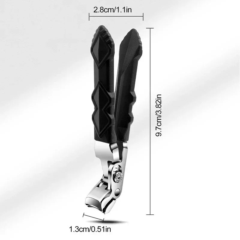 Extra-Wide 45° Diagonal Full Visibility Design Ergonomic Thick Nails Clipper