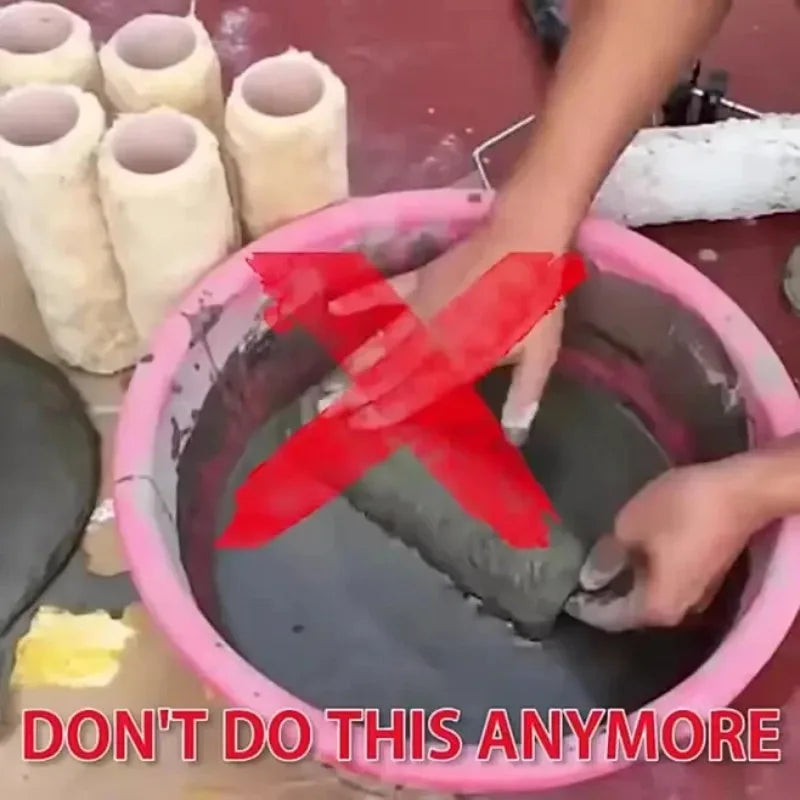 One-Pass Universal-Fit PaintSaver Roller Cleaning Ring