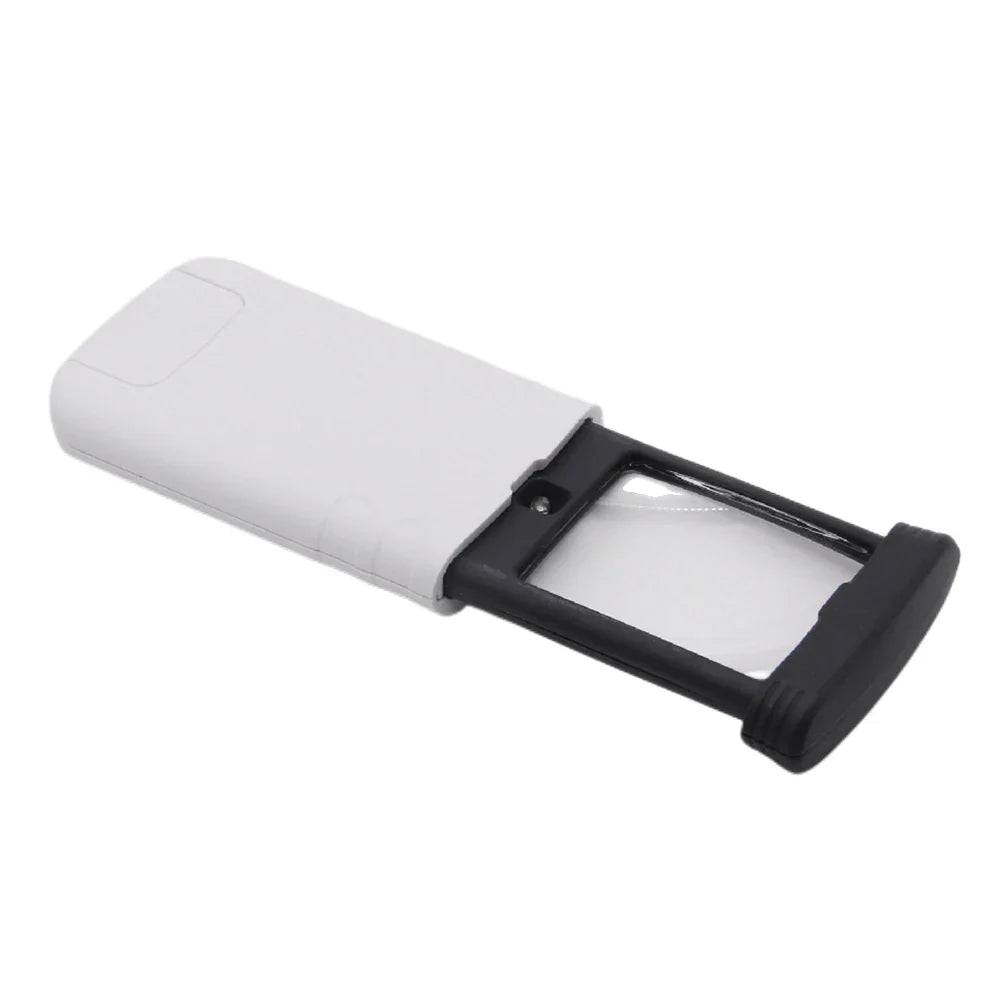 EZRead Senior-Friendly 4X Foldable LED Pocket LED Illuminated Magnifier