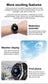 Bluetooth IOS & Android Smart-Watch with Blood Pressure & Health Monitoring (ECG+PPG)