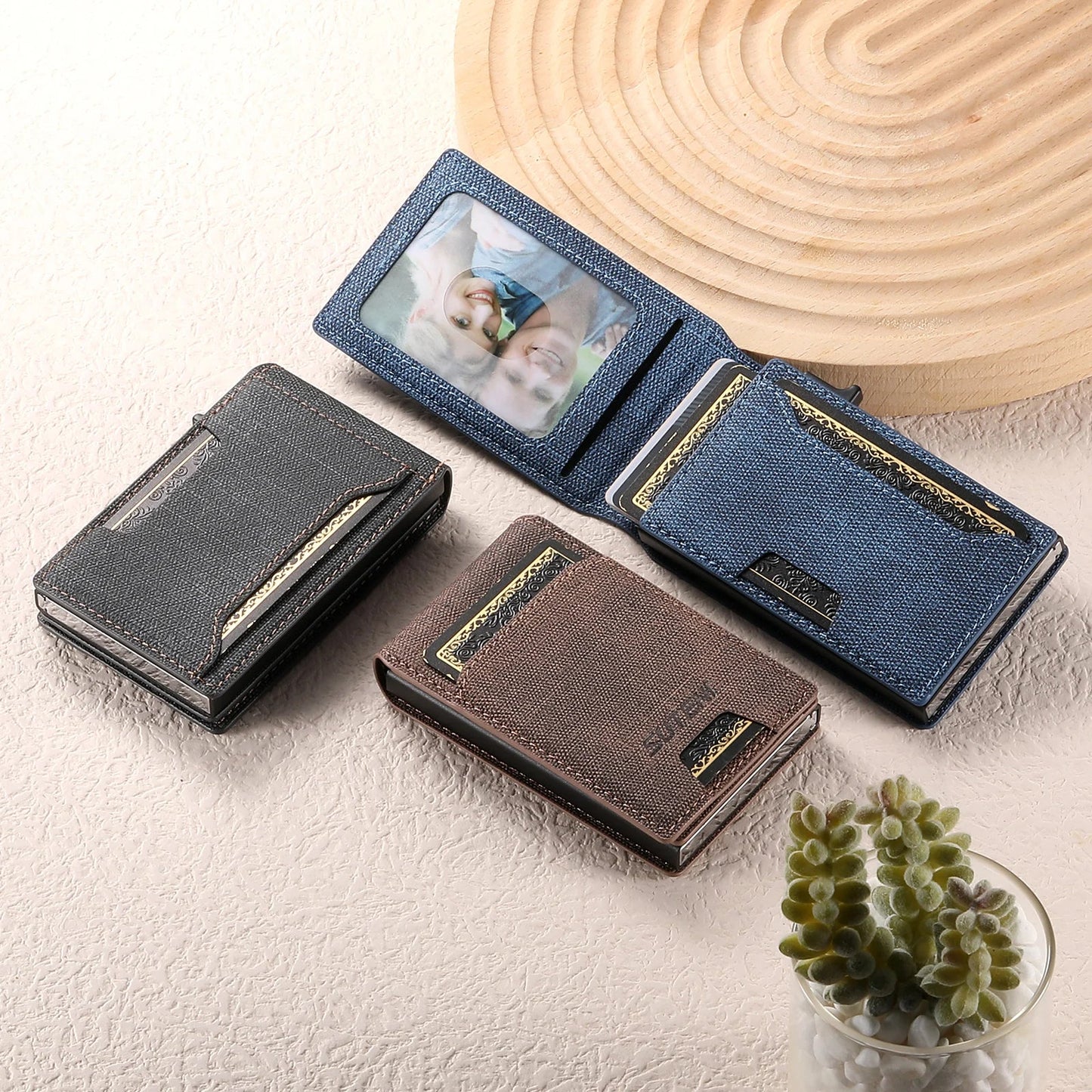 QuickCard – Pop-Up Card Magnetic Closure Durable & Slim Lightweight Wallet
