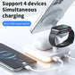 Magnetic 4 in 1 Wireless Fast Charging Dock Station For iPhone Apple watch & Airpods