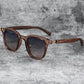 Trendy Retro Wood Grain Unisex Polarized UV Protection Sunglasses