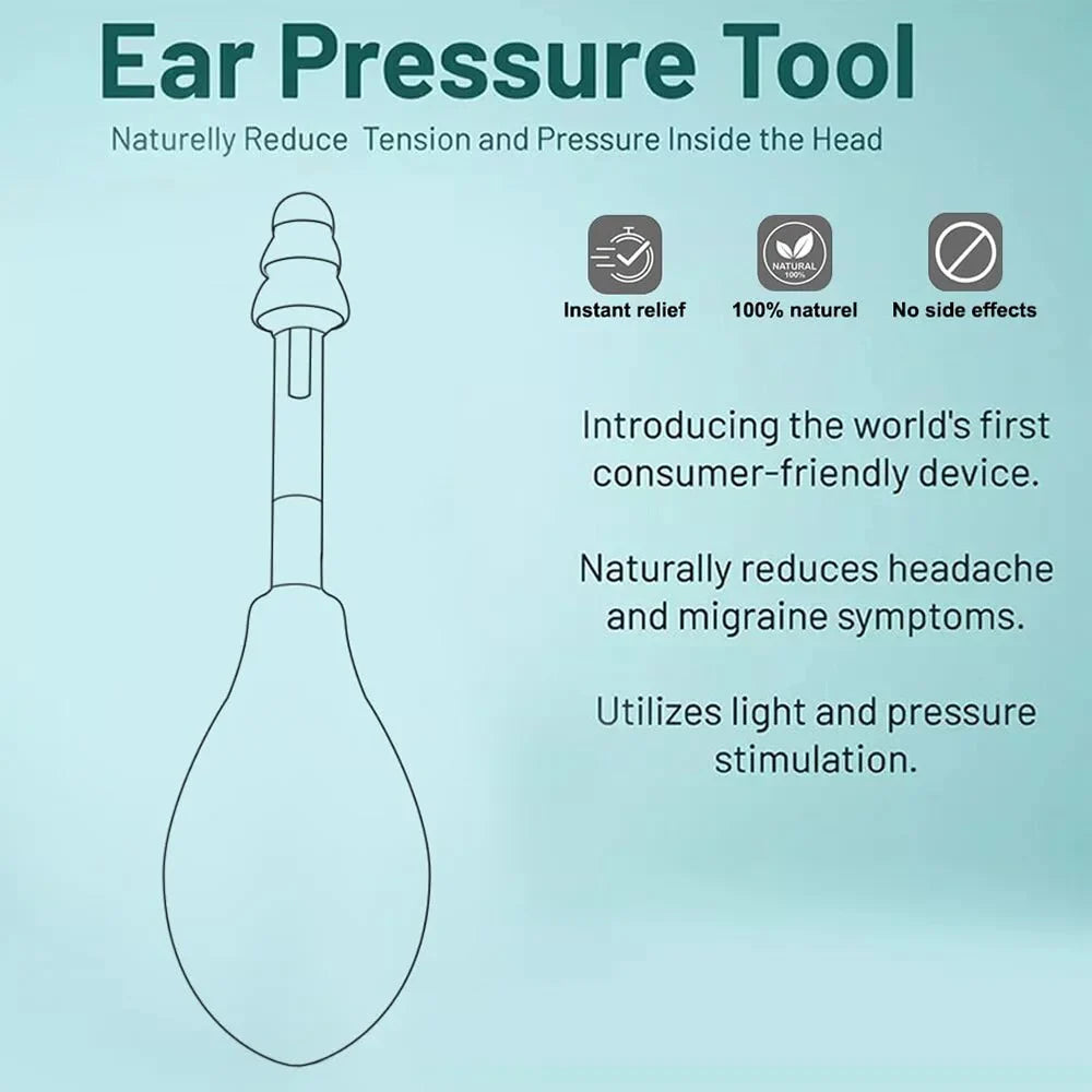 Headaches & Tension Drug-Free Senior-Friendly Ear Pressure Relief Device