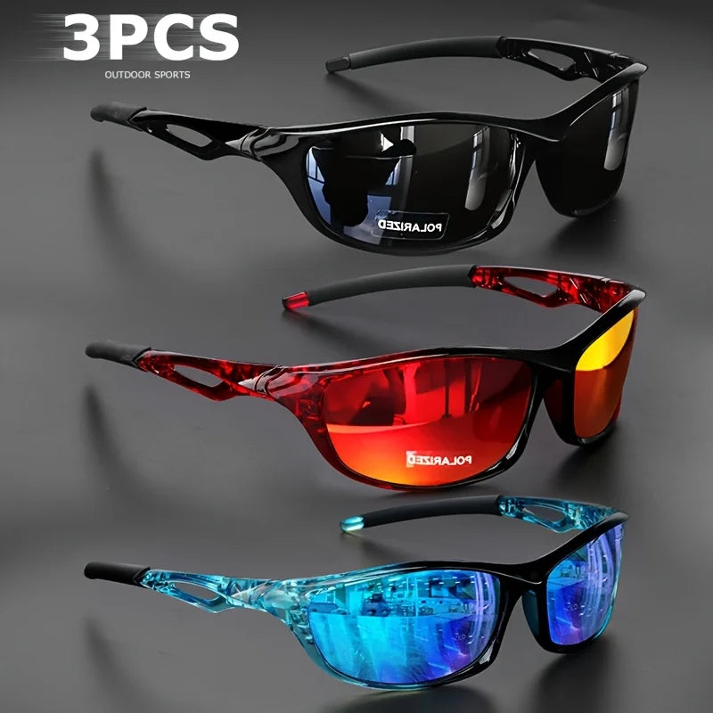 Value 3-Pack Ultra-Light Anti-Glare Shatterproof UV400 Protection Sunglasses