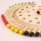 Wooden Memory & Focus Brain Boosting Peg Puzzle Game for Seniors