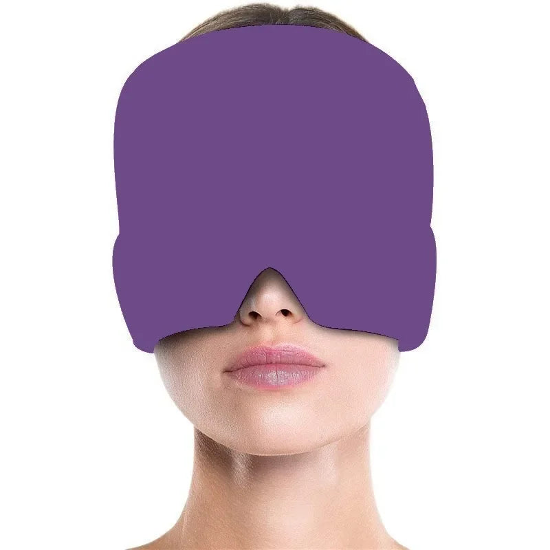 Cold Therapy Headaches & Migraines Pain & Stress Relief Ice Cap / Eye Mask
