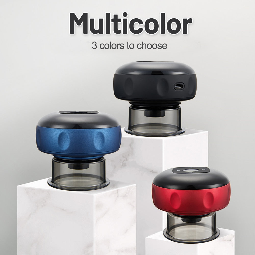 Vacuum & Red Light Heating Multifunctional Electric Cupping Therapy Device