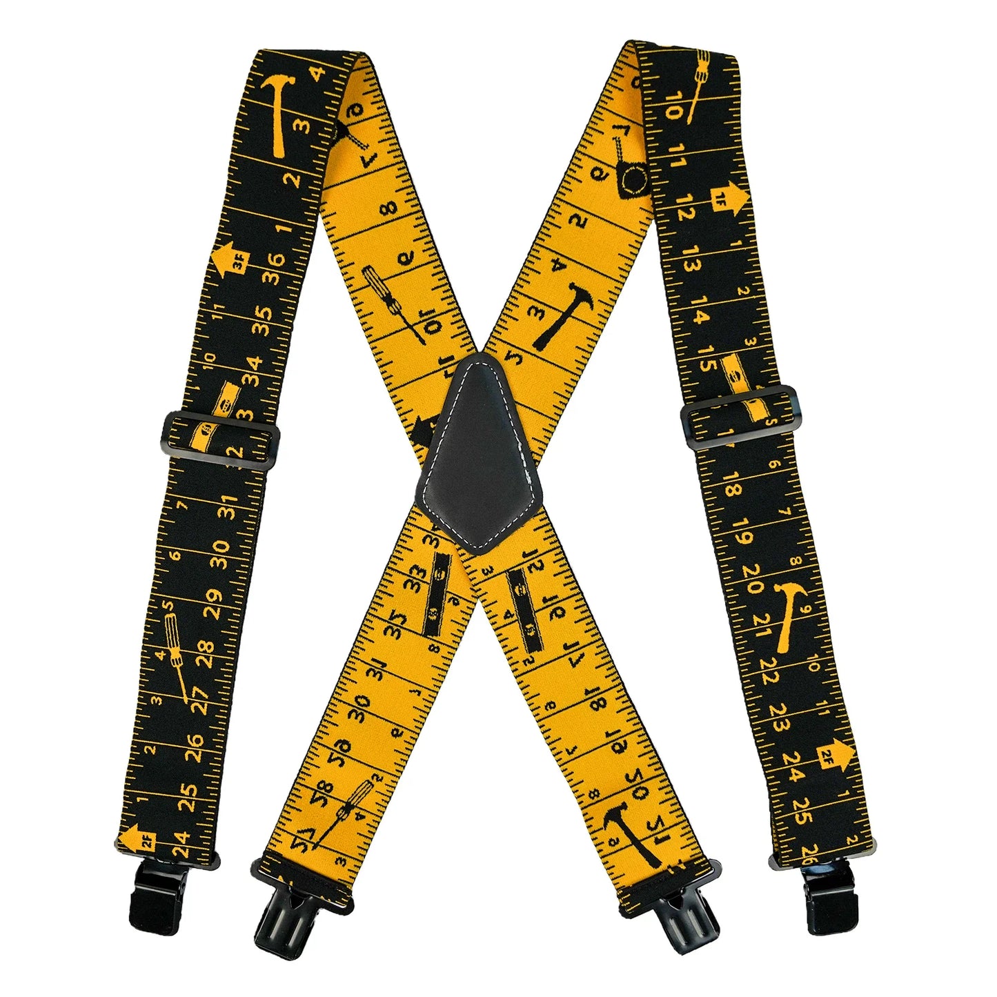 Heavy Duty 2-inch Wide Adjustable Elastic Ultimate-Durability Suspenders