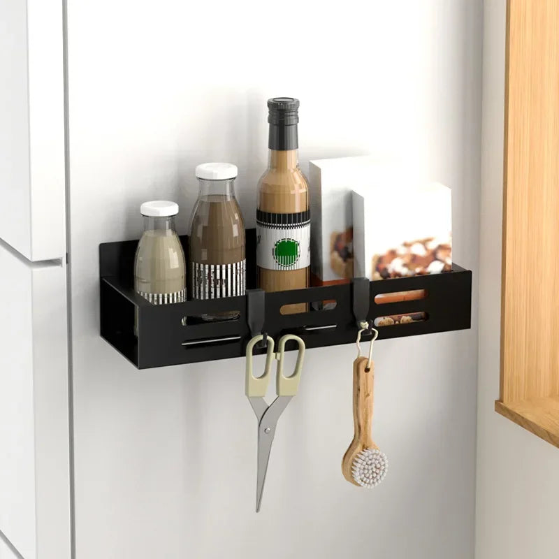 Multifunctional Magnetic (Non-Punching Installation) Storage shelves (2 pcs set )