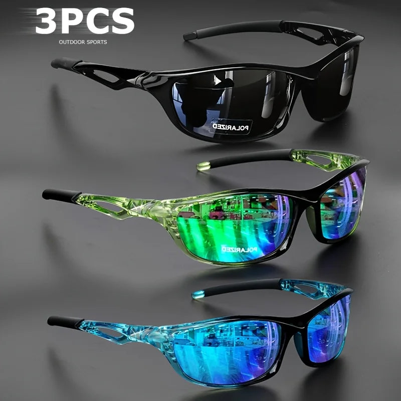 Value 3-Pack Ultra-Light Anti-Glare Shatterproof UV400 Protection Sunglasses