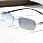 Luxury Ultralight Diamond-Cut Rimless Reading Glasses