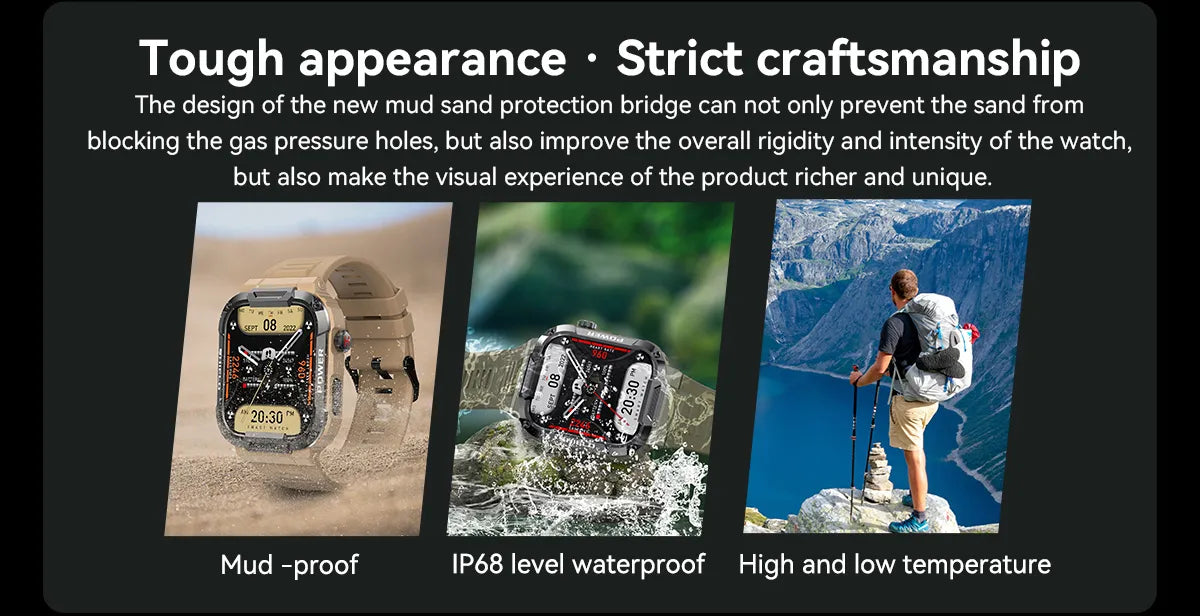 Robust Extremely Durable Waterproof Smartwatch