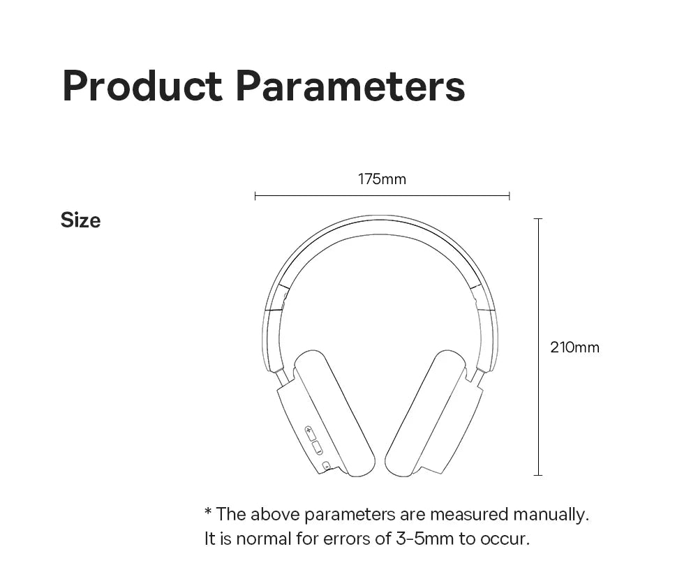 Baseus 3D HI-FI Sound Over Ear Professional Bluetooth Headset