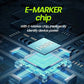Super Fast 240W 6A High-Power Universal Charging / Data Cable With HD Digital Display
